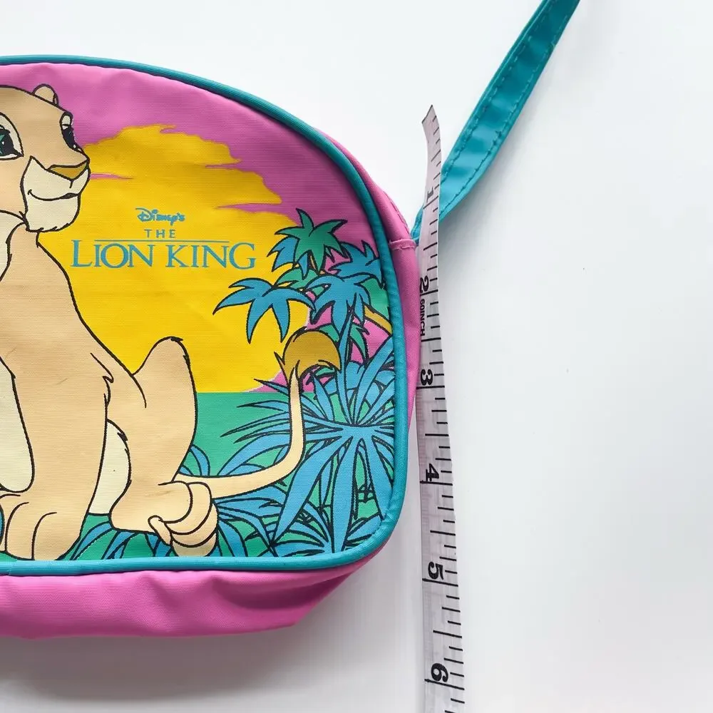 90s Vintage Lion King Children's Purse Pink and Blue